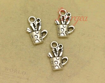 20PCS Antique silver Pen Container charms. Pen Container pendants. CY395
