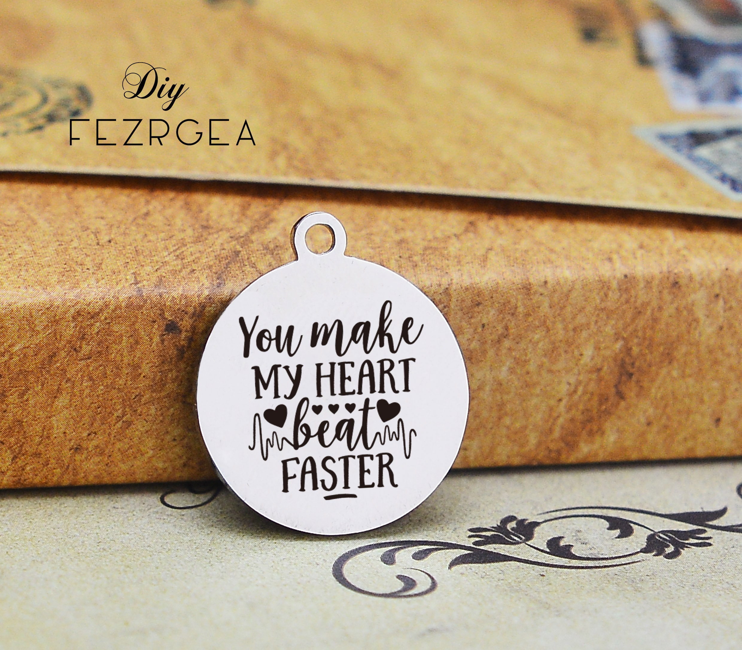 You Make My Heart Beat Faster Stainless Steel Etsy