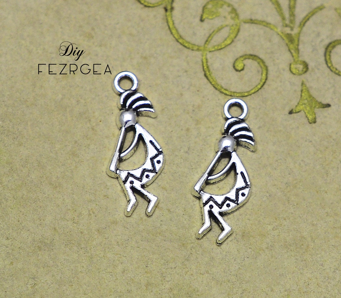 40PCS Antique Silver Kokopelli Charms. Kokopelli Pendants. Etsy