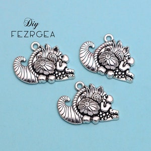 15PCS--20x28mm, Antique silver  Shell Starfish Connector charms. Seashore Seashell pendants.