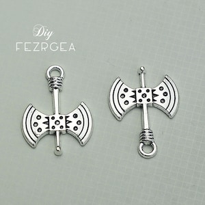 20PCS Antique silver Axe charms. Halloween pendants. CY4169