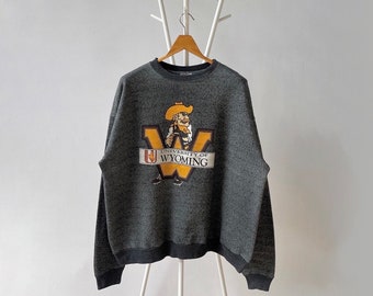 90s University of Wyoming Cowboys sweatshirt/ XXL