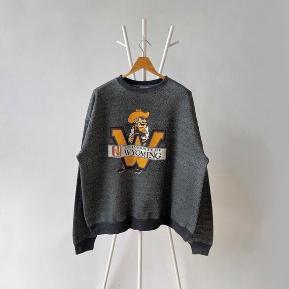 90s University of Wyoming Cowboys sweatshirt/ XXL - image 1