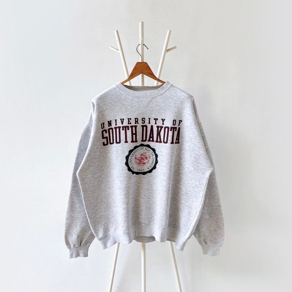 90er Jahre Universität of South Dakota Sweatshirt/ M