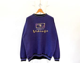 90s Minnesota Vikings NFL Sweatshirt/ 2XL - Etsy UK
