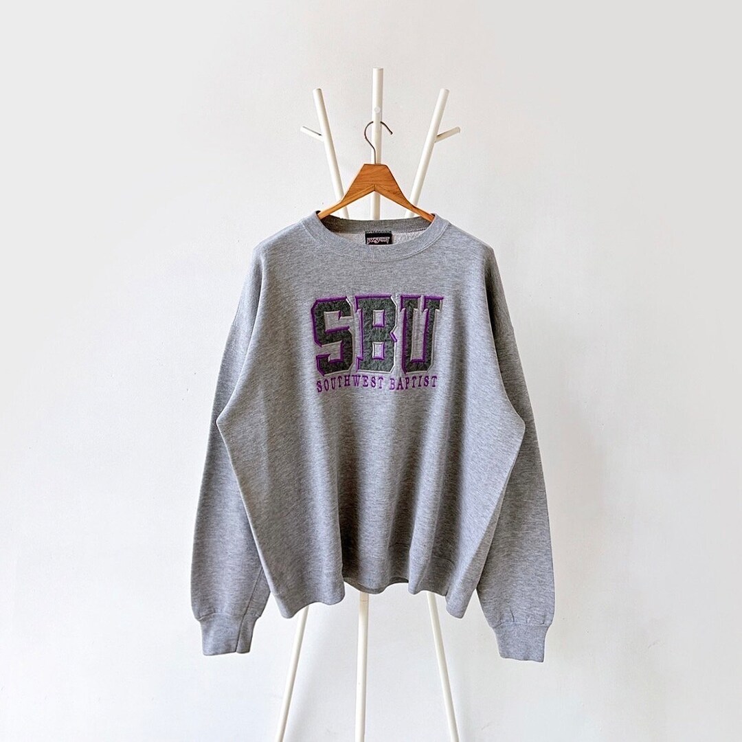 90s Southwest Baptist University Crewneck Sweatshirt/ XL Etsy
