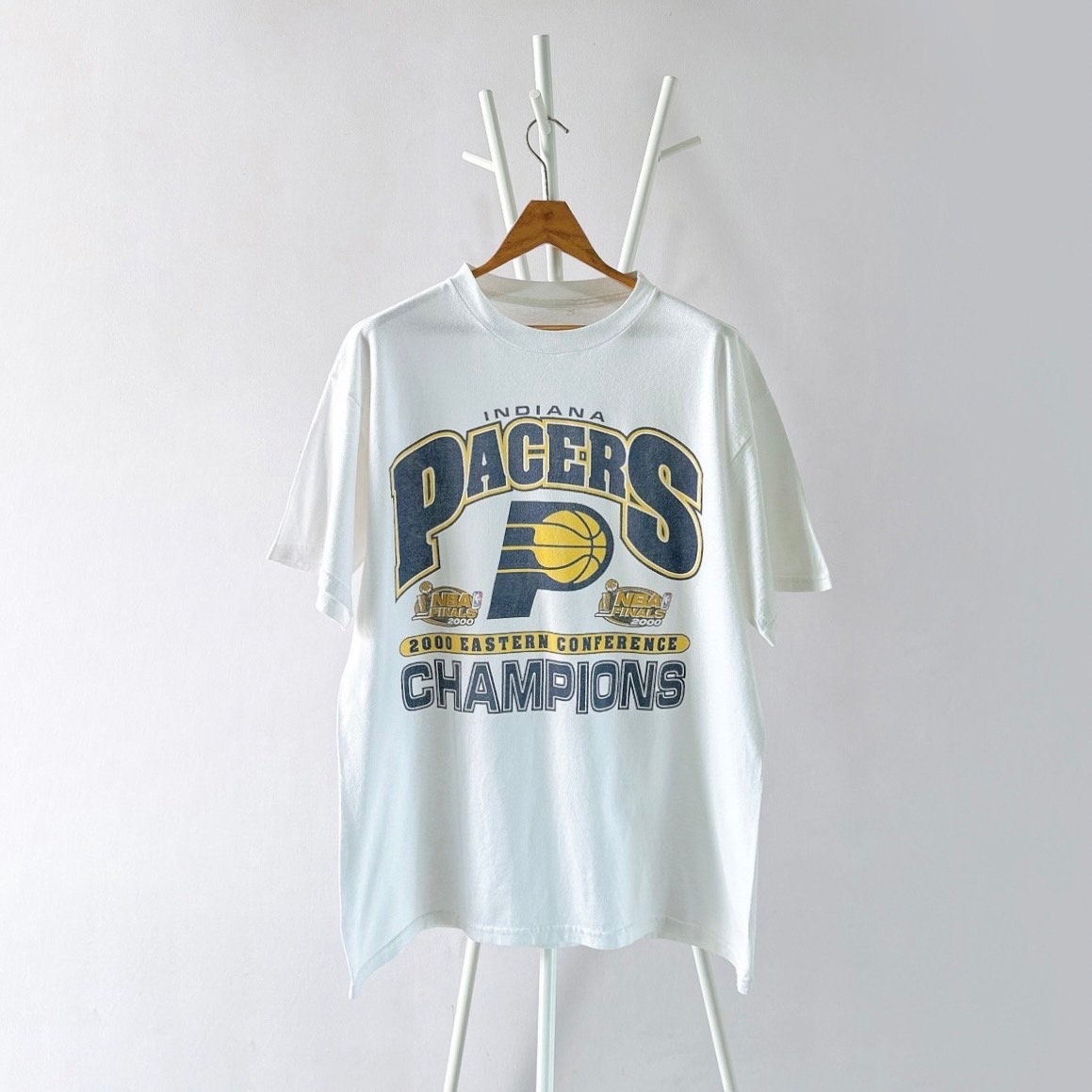 Vintage Indiana Pacers 2000 NBA Championship Shirt Size X-Large