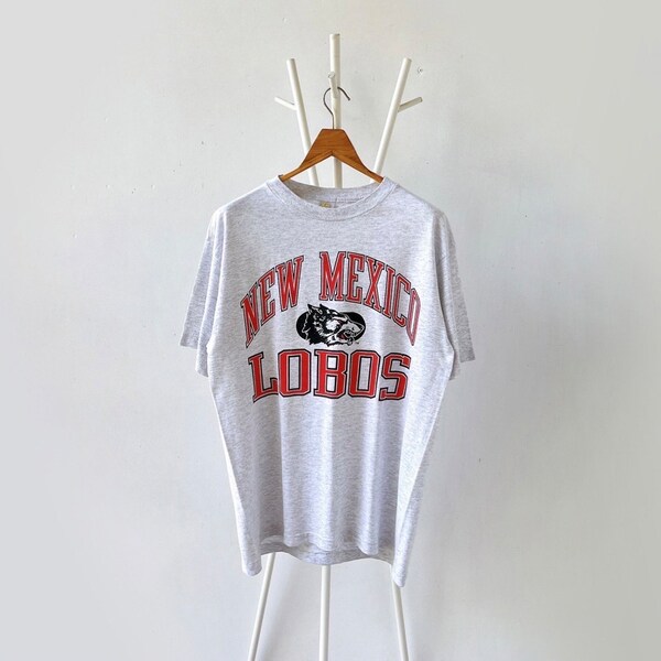 90s University of New Mexico UNM lobos t-shirt/ L