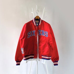 Vintage Philadelphia 76ers Sand Knit Warm Up Basketball Jacket, Size 3 –  Stuck In The 90s Sports