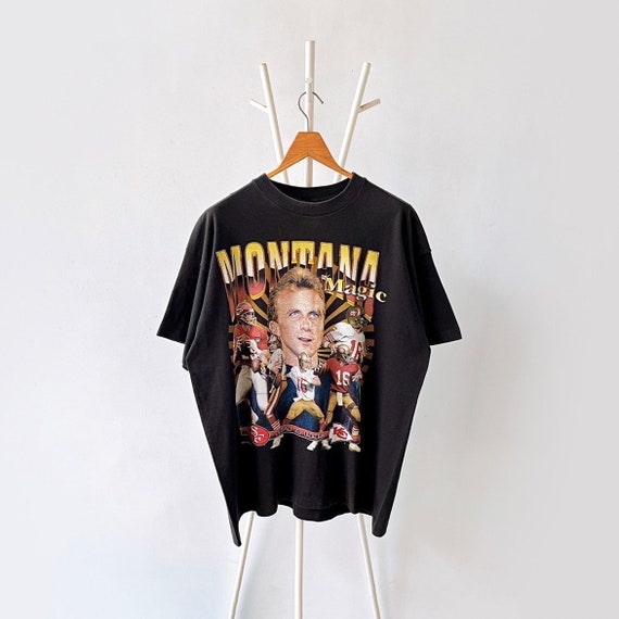 Camiseta Joe Montana Magic de los anos 90 Kansas City Chiefs KC NFL XL Etsy Espana