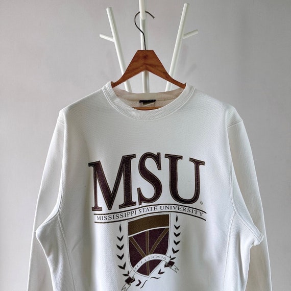 90s Mississippi State University MSU Sweatshirt L Etsy