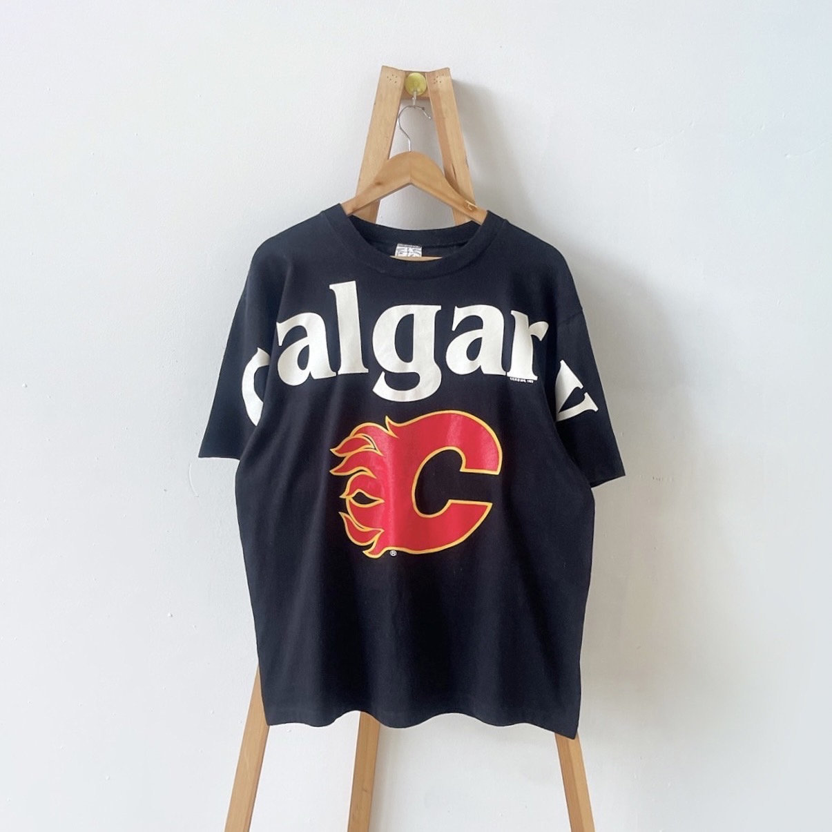 Vintage 1989 Calgary Flames Stanley Cup Champions TSHIRT - S/M – Rad Max  Vintage