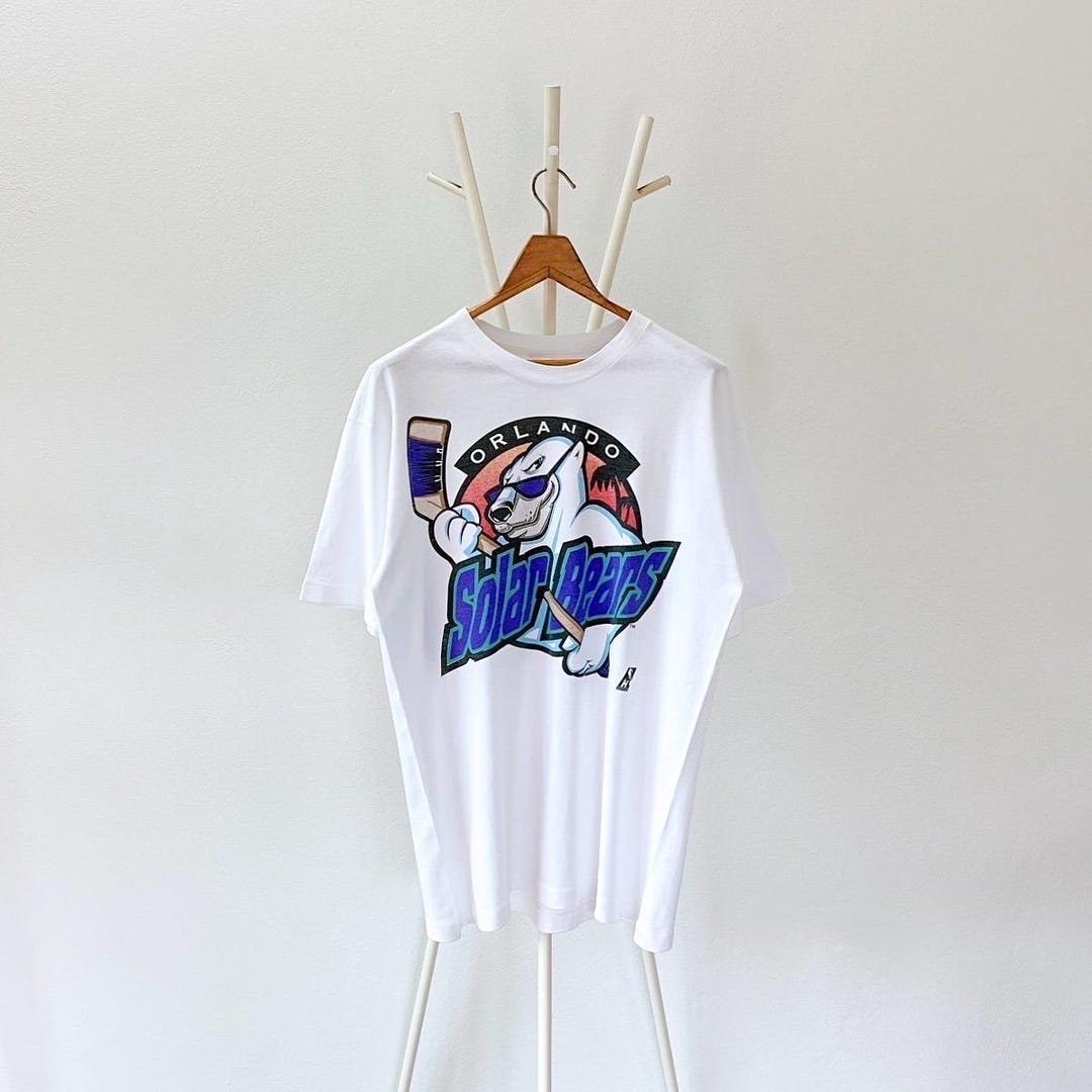 90s Orlando Solar Bears IHL Hockey T shirt L Etsy 90s orlando solar bears ihl hockey t shirt l etsy