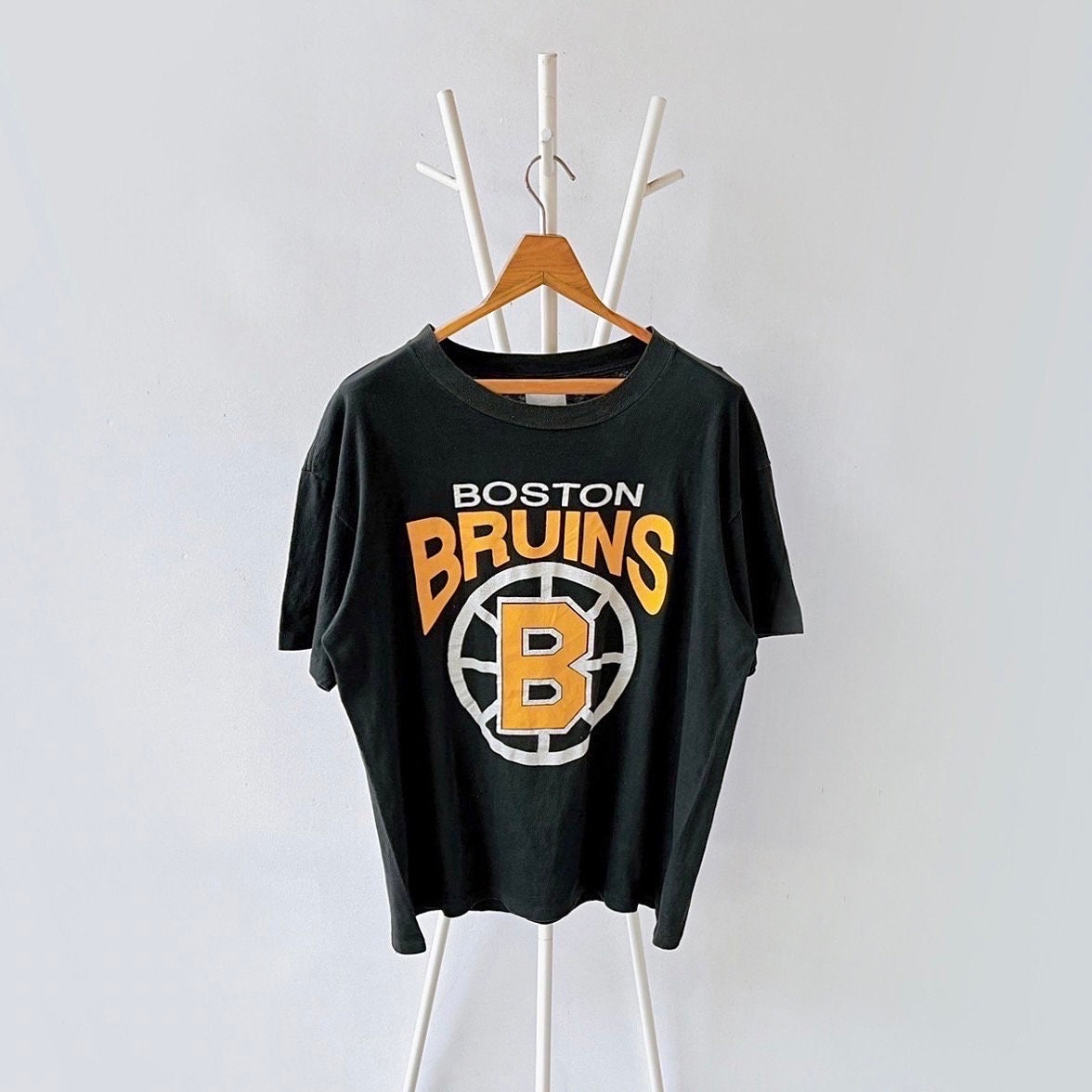 90s Boston Bruins NHL t shirt XL Etsy Polska