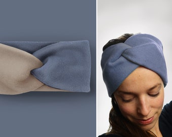 fluffy headband 100% cotton fleece