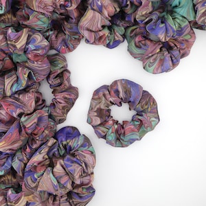 Scrunchie aus reiner Seide, 10cm, recycelt Bild 3