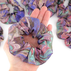 Scrunchie aus reiner Seide, 10cm, recycelt Bild 6