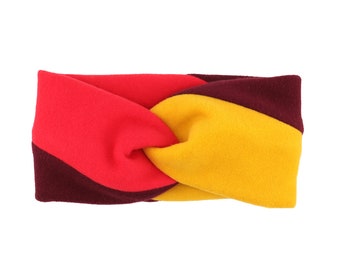 flauschiges Stirnband aus 100% Baumwolle Fleece