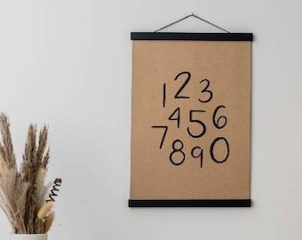 Poster 123 in A3, beidseitig bedruckt