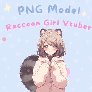 PNG Vtuber- Racoon girl