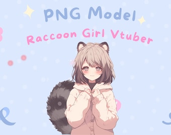 PNG Vtuber- Racoon girl