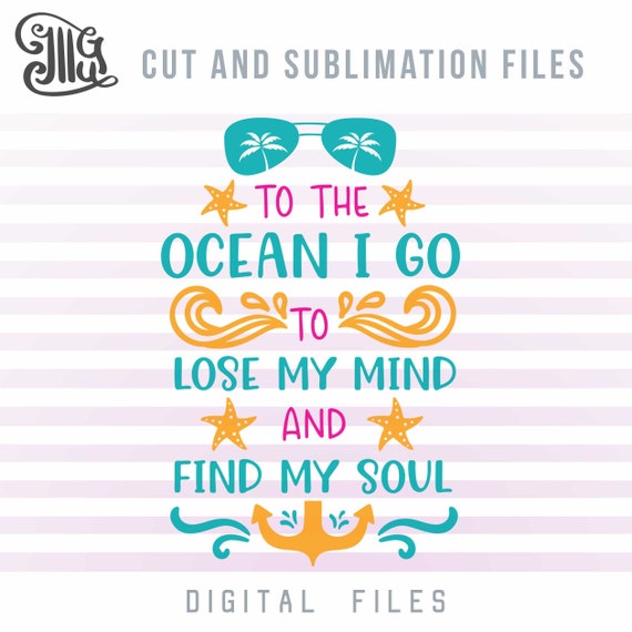 Download Clip Art Sea Quotes Svg Anchor Dxf Laser Files Summer Vacation Svg Designs Ocean Sayings Png Sublimation Images Nautical Clip Art Tropical Svg Art Collectibles