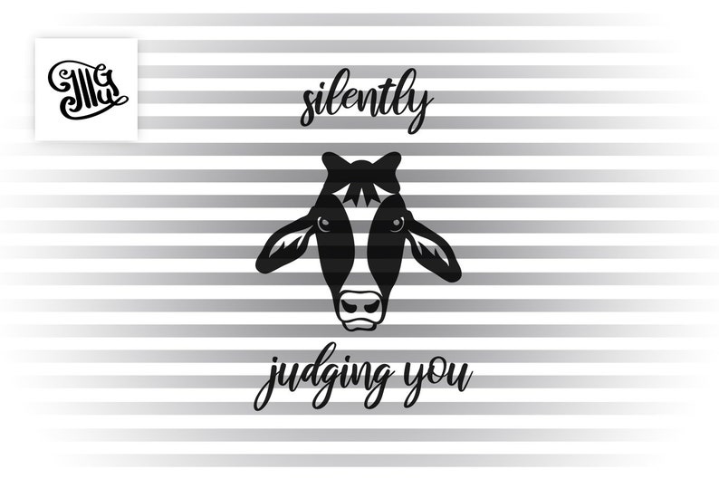 Download Cute cow svg baby cow svg cow with bow svg png designs | Etsy