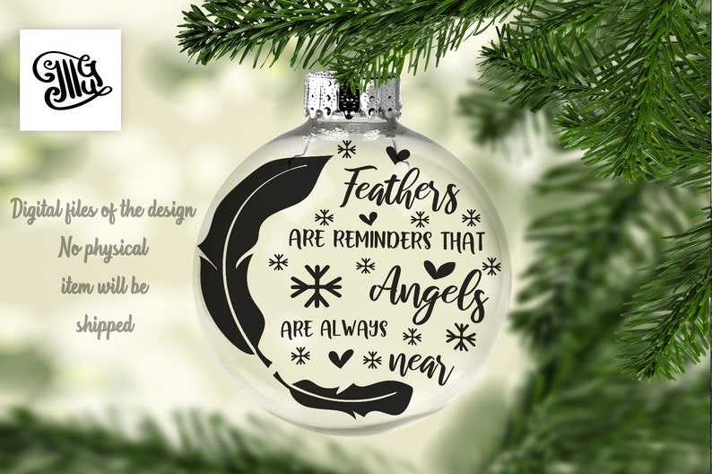 Download Memorial christmas ornament svg Memorial svg for mom | Etsy