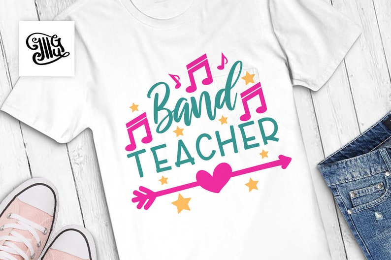 teacher appreciation svg Band teacher SVG music teacher svg kindergarten teacher svg school teacher svg, teacher shirt svg