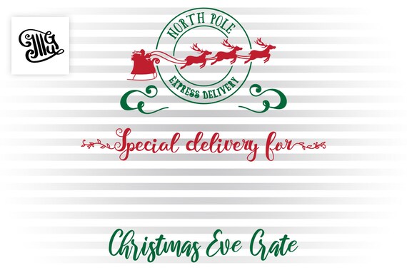 Download Free Christmas Eve Svg Christmas Crate Svg Christmas Crate For Etsy SVG DXF Cut File