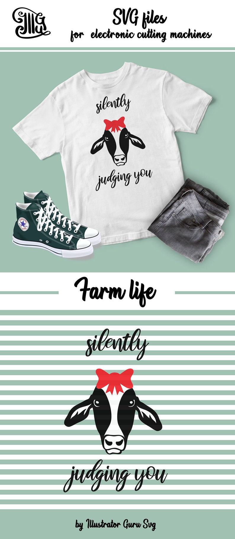 Download Cute cow svg baby cow svg cow with bow svg png designs | Etsy