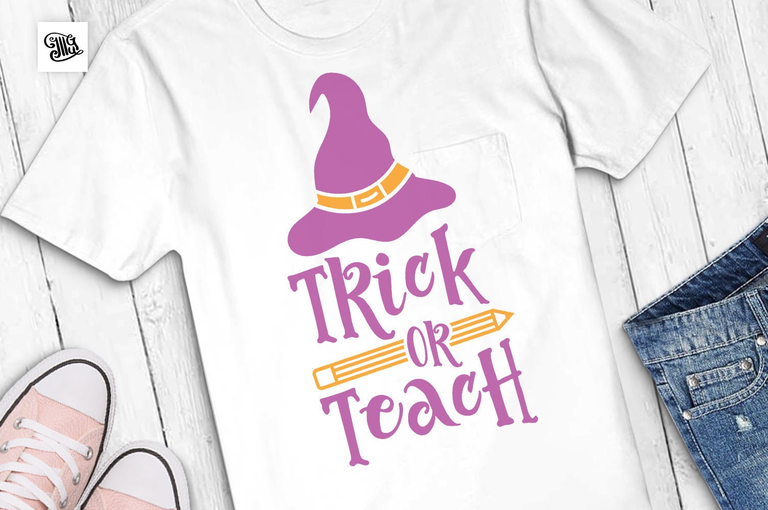 Halloween teacher svg teacher halloween svg teacher | Etsy