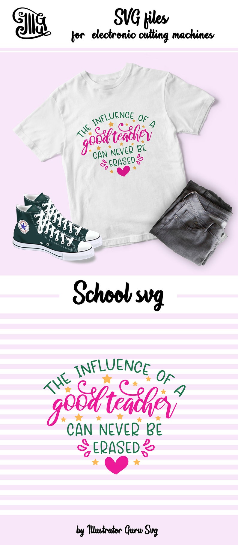 Download The influence of a good teacher can never be erased SVG a ...