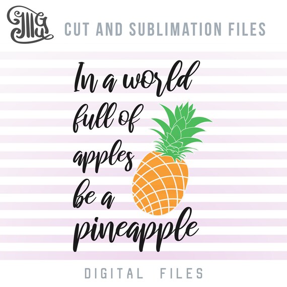 Download Pineapple Quotes Svg Pineapple Svg Files Tropical Pineapple Etsy