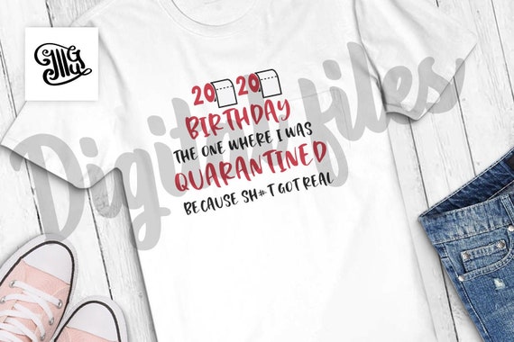 Download Free Quarantine Birthday Svg Toilet Paper Svg 2020 Svg Isolation Etsy SVG Cut Files
