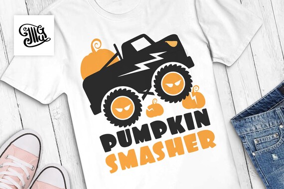 Pumpkin Smasher Svg Kid Halloween Svg Boy Halloween Svg Etsy