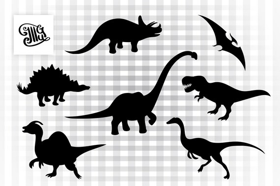 Download Dinosaur Svg Bundle T Rex Svg Long Neck Dinosaur Svg Raptor Etsy