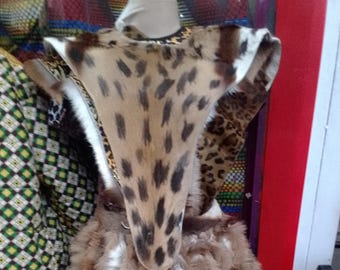 2-in-1 Zulu Umqhele Headband and Mbata Chestguard Set - 100% Genuine Springbok Skin | Traditional African Wear