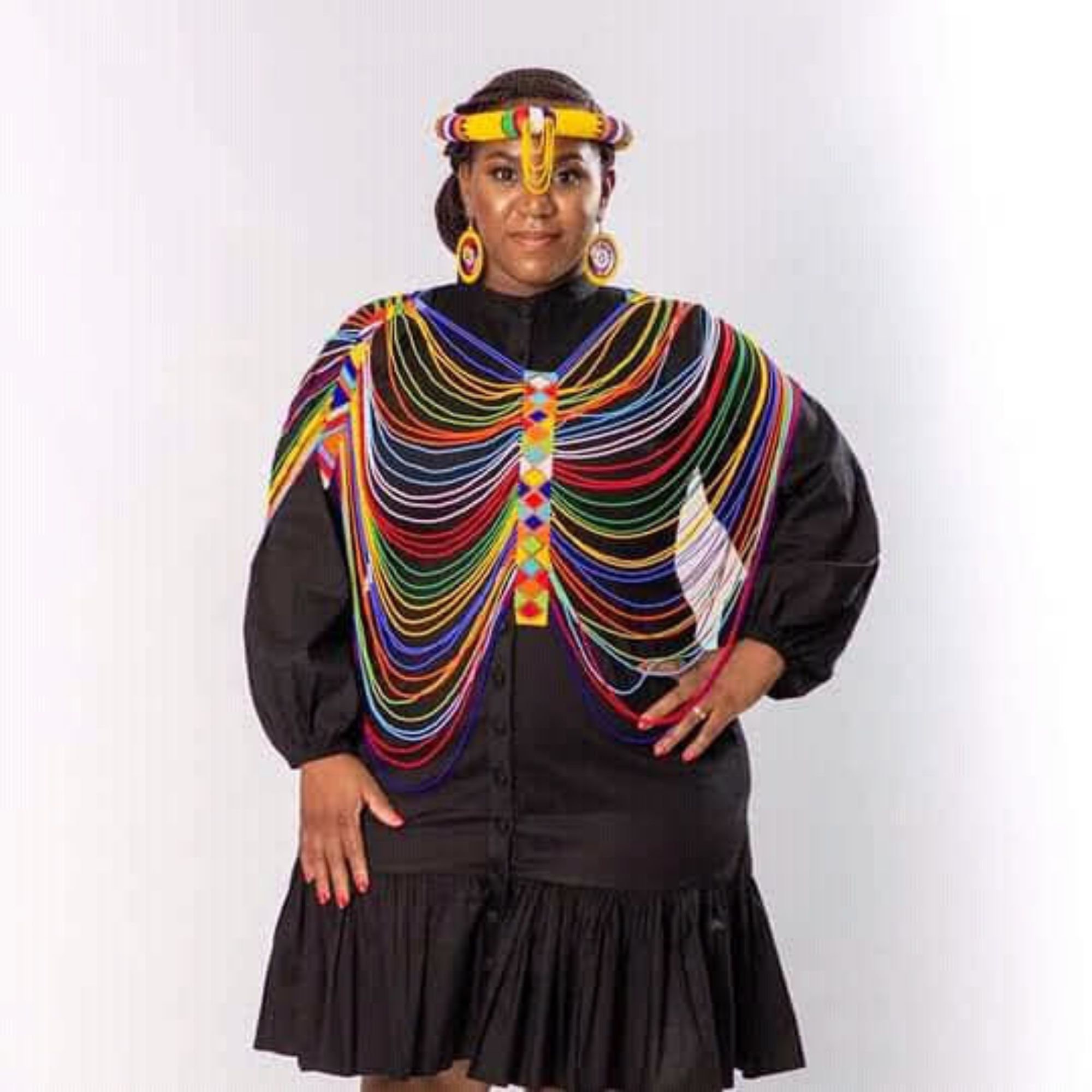 Zulu Full Beaded Vest handmade Zulu Beadsl Zulu Beaded Etsy