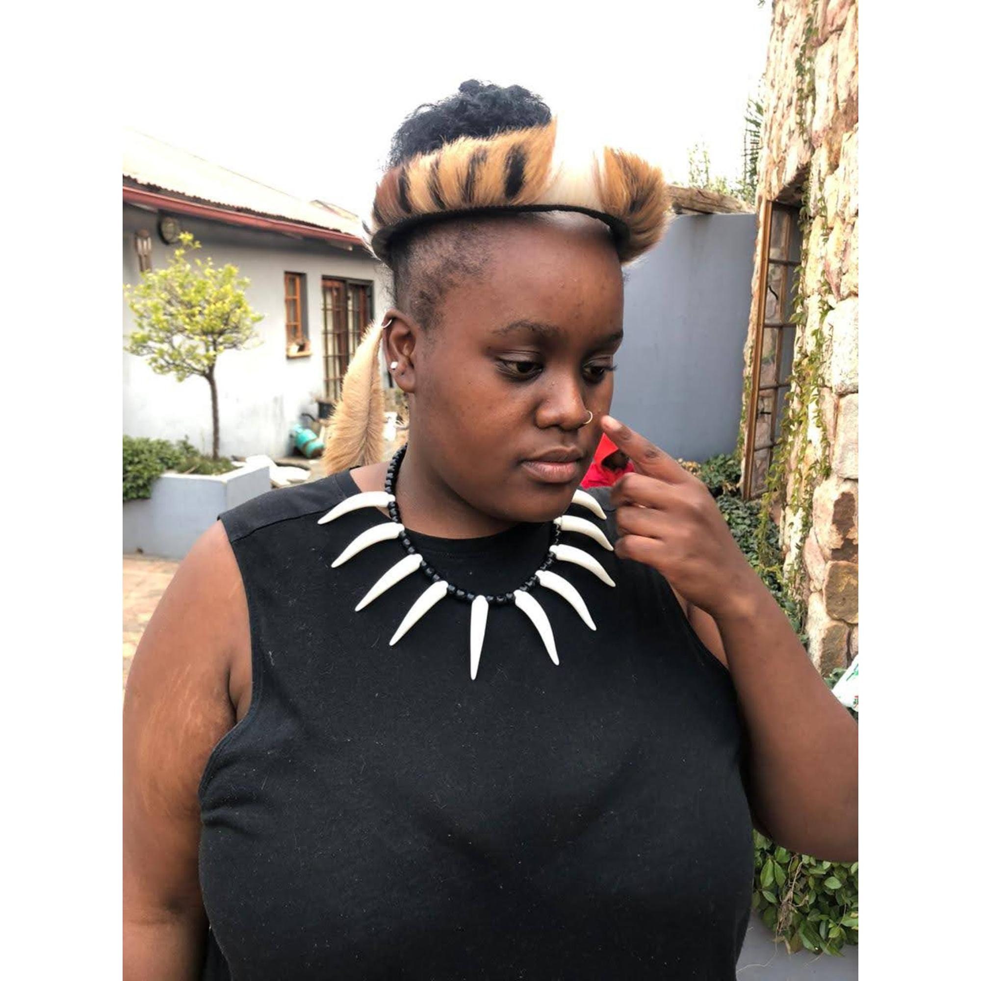 Umgexo Tutorial Authentic Zulu Umqhele and Umgexo Necklace Set – Handcrafted From Real ...