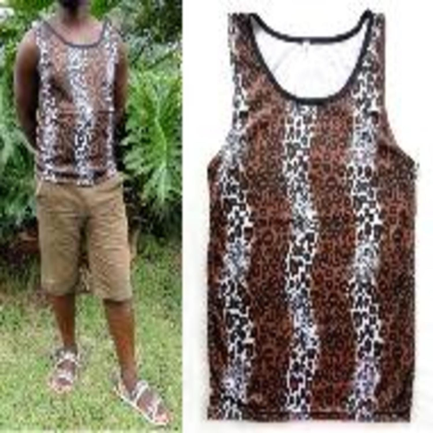 leopard vest