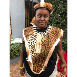 3 in 1 Zulu Mbata, Umgexo, and Umqhele Set – Authentic Handcrafted African Traditional Attire