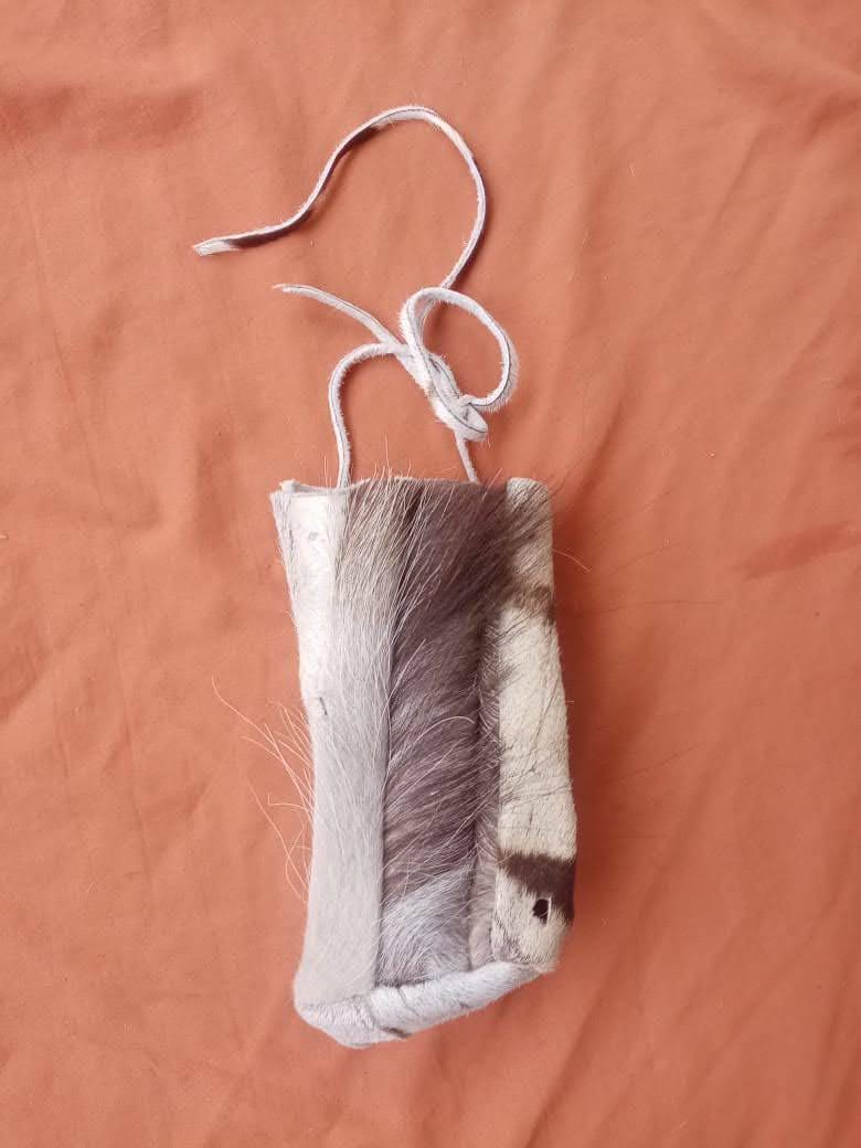 Traditional Sangoma Diviner’s Small Animal Skin Bag - Etsy