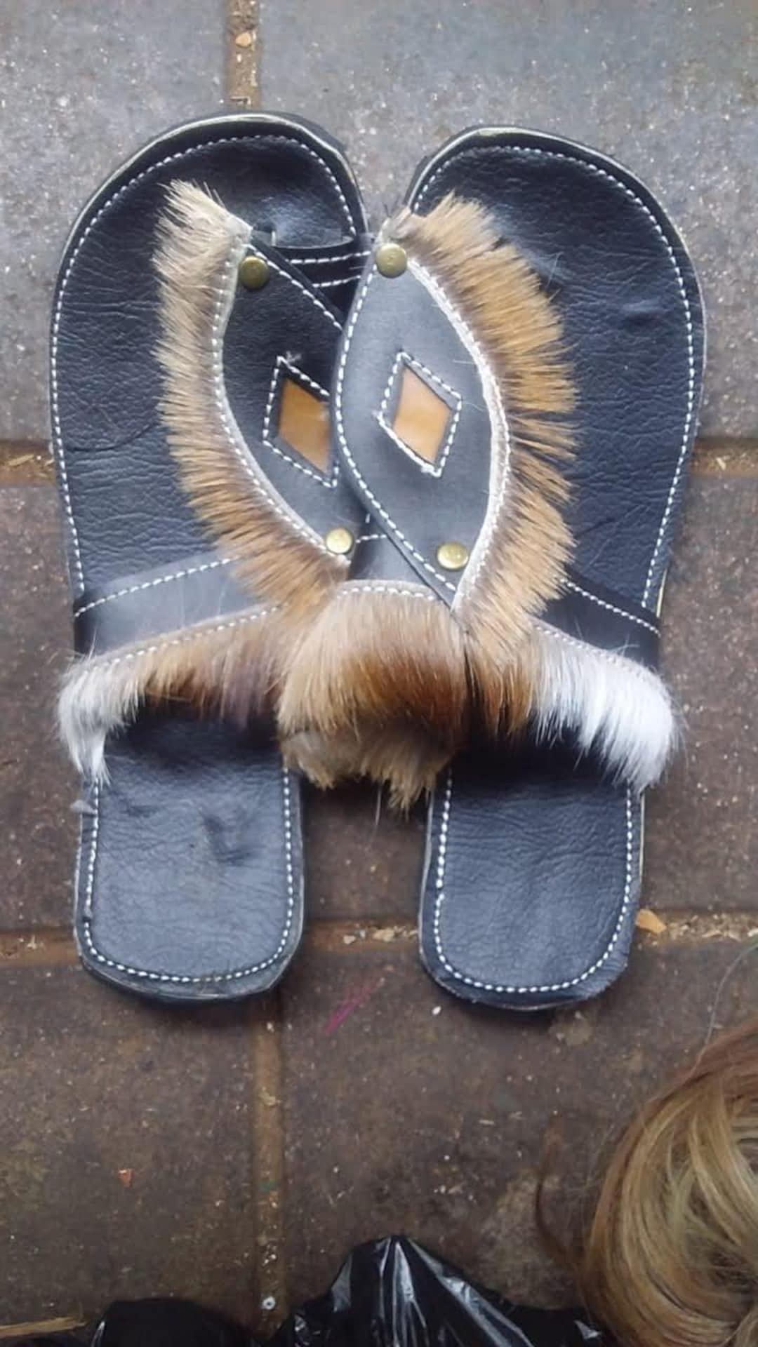 Authentic Zulu Imbadada Sandals Made From Genuine Springbok  display picture 1
