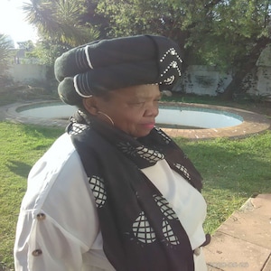 Doek testa africana zulu Xhosa fatta a mano,