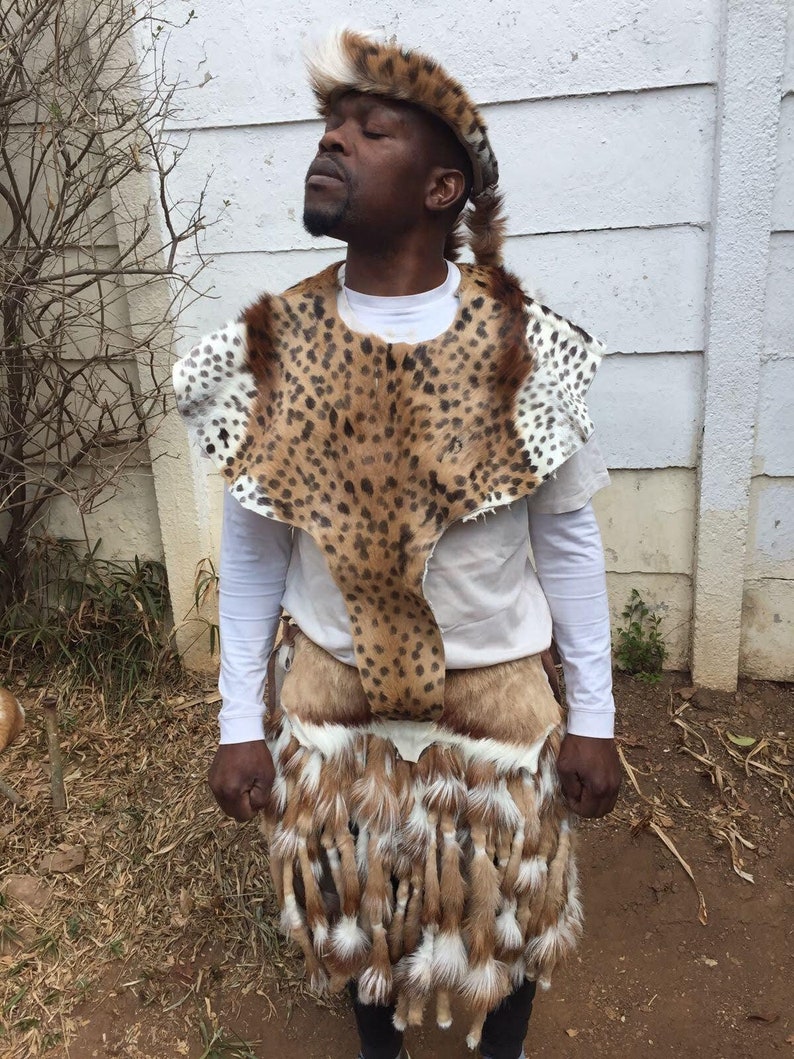 3-in-1 Zulu Ibheshu, Slene, and Umqhele Headband Set - 100% Genuine ...