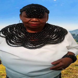 3 in 1 Zulu And Cleopatra Layered Shoulder Tribal Necklace Made Of Wooden Beads