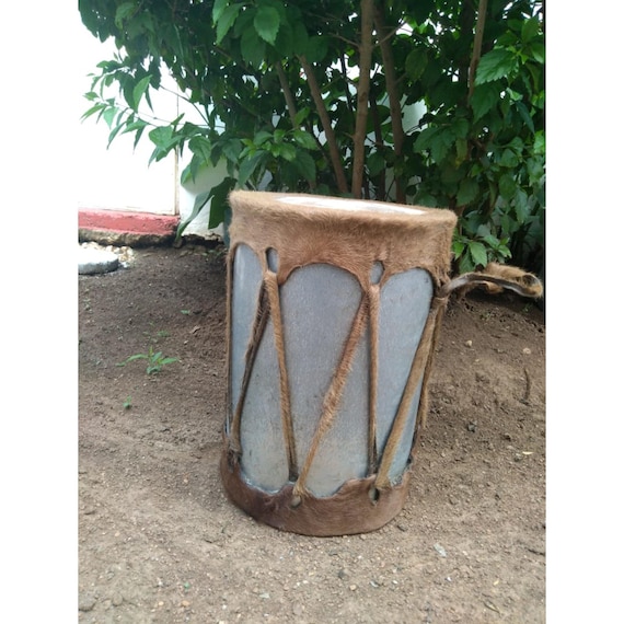 Medium Zulu Drum Authentic Cowhide African Drums/ African Musical