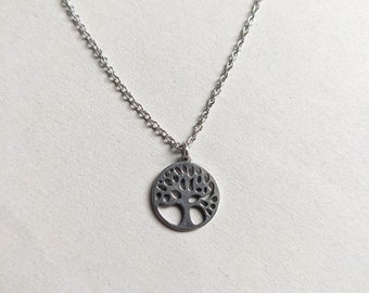 Necklace made of stainless steel "Tree of Life"