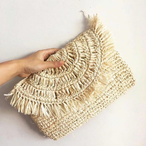 rattan clutch